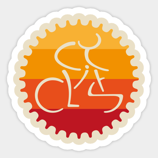 Cyclist Cycling Design Sticker by Calligrammed